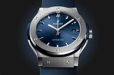 hublot classic fusion blue titanium 45 mm|pre owned hublot classic fusion.